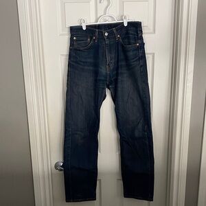 Levi's Dark Blue Straight Jeans for Men